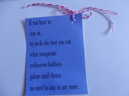 STAYING AT HOME 2 by Helen Gomm