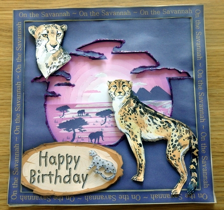 On the Savannah - Cheetah by Helen Gomm