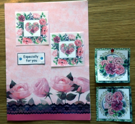 Pretty Meadow Flowers QUICK TOPPER INSERTS Bumper Kit by Helen Gomm
