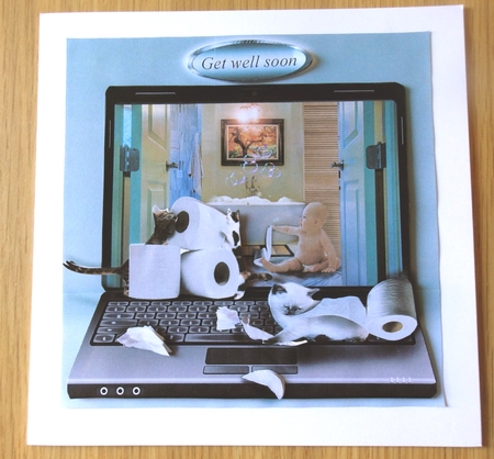 too many toilet rolls by Helen Gomm