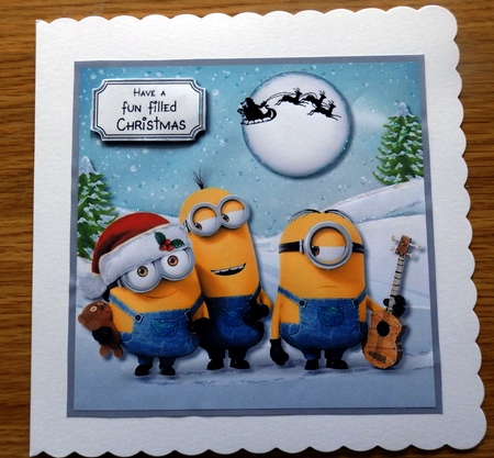 Minions Christmas by Helen Gomm
