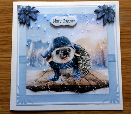 Winter Hedgehog Quick Card by Helen Gomm