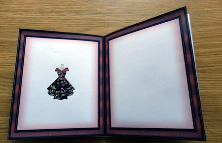 Womens Dress 03 - Decoupage Card Kit by Helen Gomm