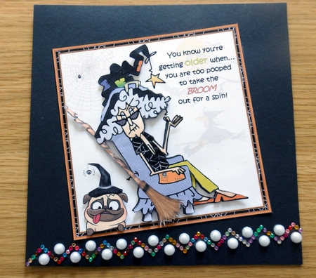 6x6 Stella Halloween birthday by Helen Gomm