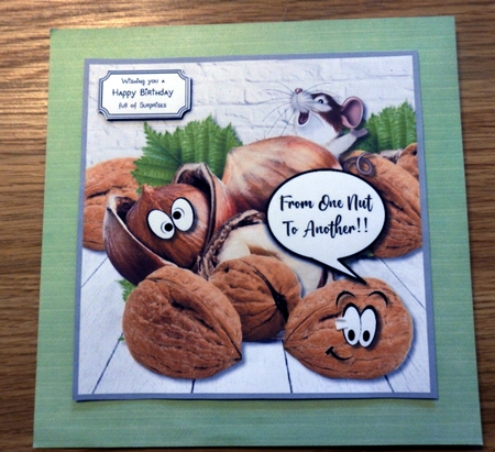 Birthday From one nut to another by Helen Gomm