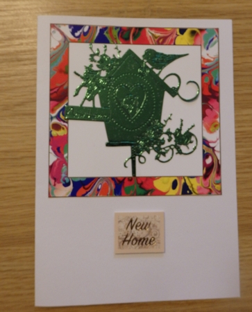 Funky Marble Pattern 12 x 8x8ins Frames Kit by Helen Gomm