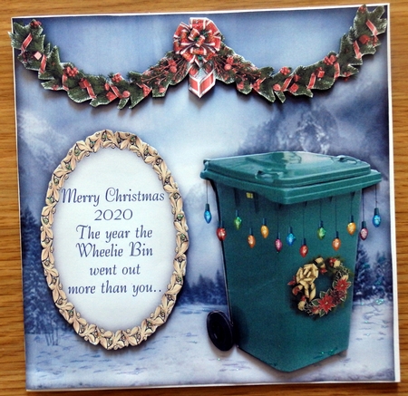 Christmas Bin by Helen Gomm