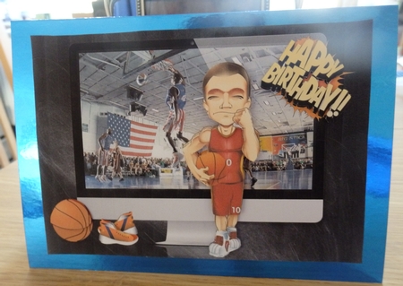 Basketball Birthday by Helen Gomm