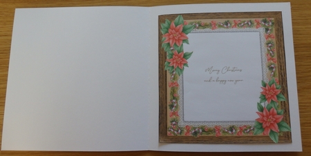 Christmas Vintage Insert 8x8 by Helen Gomm