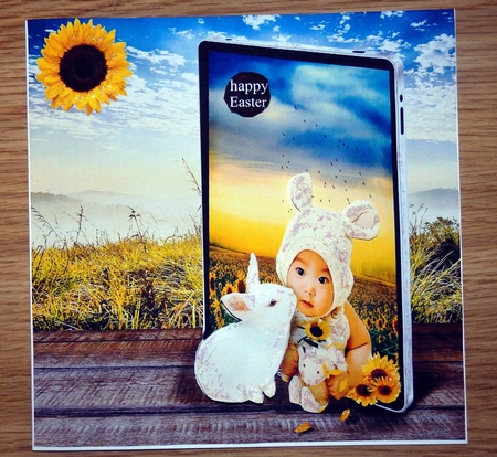 bunny kisses by Helen Gomm