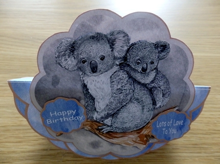 Wobble Card Mini Kit - Koalas for lots of occasions #6 by Helen Gomm