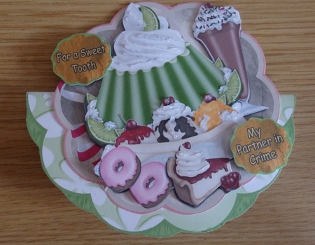 Wobble Card Mini Kit #9 - Fo A Sweet Tooth by Helen Gomm
