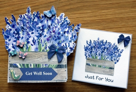 Shaped card - get well soon by Helen Gomm