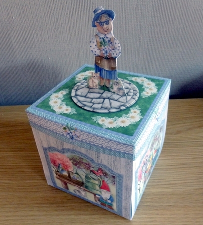 Grandmas Garden Exploding Box Surprise Kit by Helen Gomm