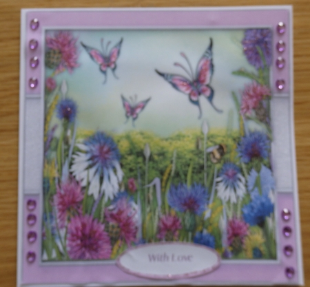 Petal Wings and Cornflowers by Helen Gomm