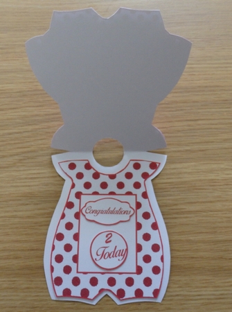 Dress Shaped Card kit #4 with Envelope  by Helen Gomm