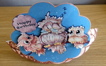 Wobble Card Mini Kit - Hush Let Her Sleep # 15 by Helen Gomm