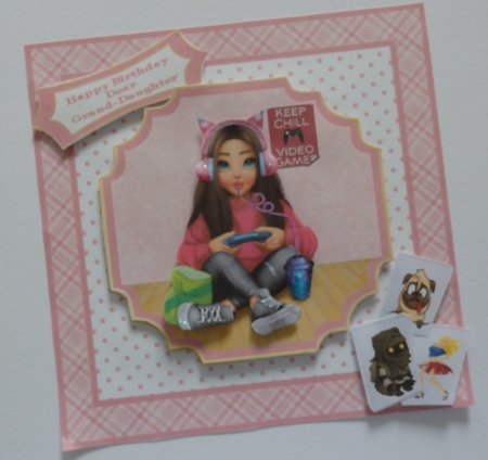 Keep Calm Gamer Girl - 7x7 Mini Kit by Helen Gomm