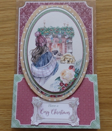 Cosy Christmas 3 - Upright Z-fold Card Mini Kit by Helen Gomm