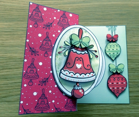 Ding a Ling a Ling Christmas FoldBack-1 by Helen Gomm