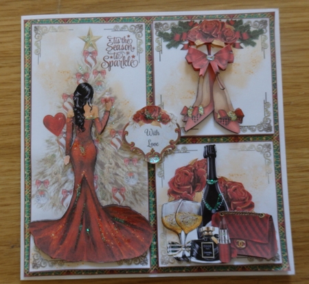 Tis The Season Collage 03 Mini Page Kit by Helen Gomm