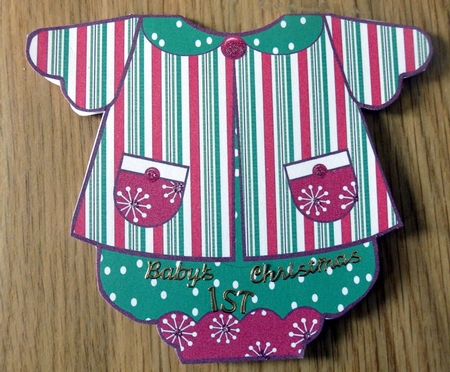 Christmas Romper suit 1 by Helen Gomm