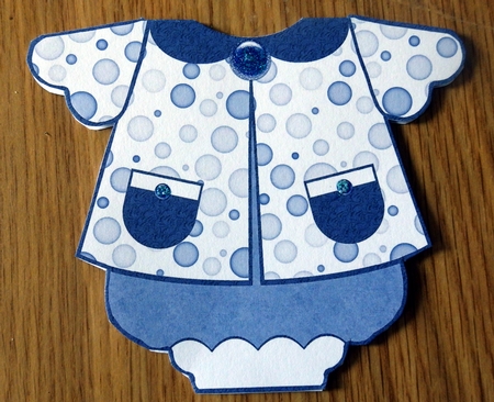 Blue Romper Suit by Helen Gomm