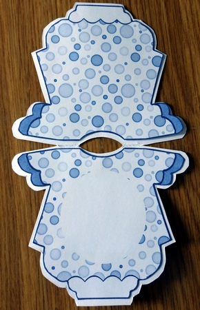 Blue Romper Suit by Helen Gomm