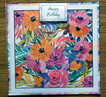 Simple Watercolour Floral Print 9 by Helen Gomm