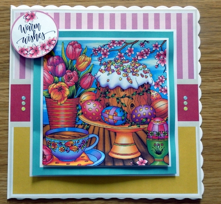 Warm Wishes At Easter by Helen Gomm