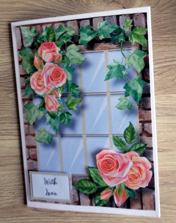 The Ivy & Rose Window 2 A5 by Helen Gomm