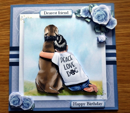 Peace, Love, Dog. by Helen Gomm