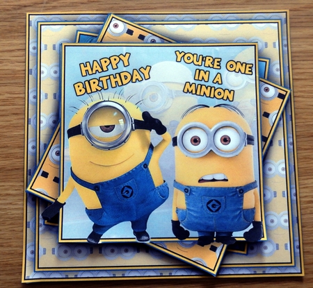 One In A Minion Mini Kit #1  Ages 3-12 included   CARD FRONT * by Helen Gomm