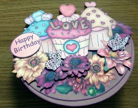Wobble Card Mini Kit # 14 For Her by Helen Gomm