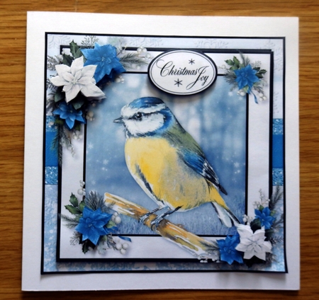 BLUE WINTER Card Front Mini Kit-7 by Helen Gomm