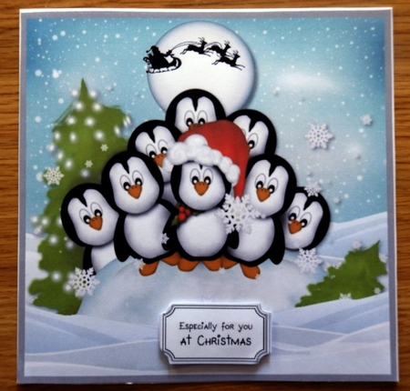 Christmas Penguins by Helen Gomm