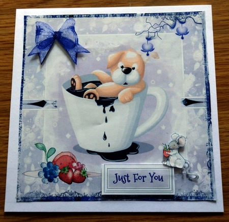 Relaxing in hot chocolate by Helen Gomm