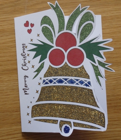 Merry Christmas Holly Bell by Helen Gomm