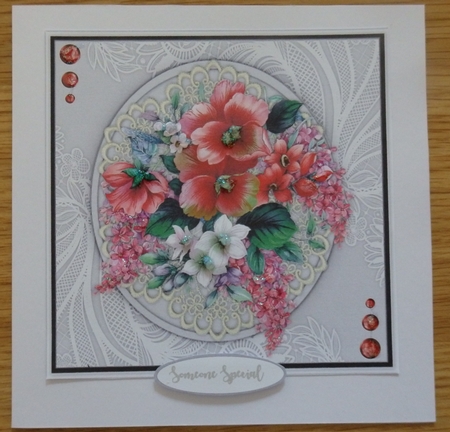 8x8 Beautiful Mixed Flowers by Helen Gomm