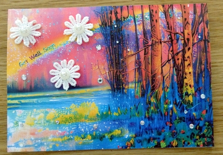 Magical Rainbow Forest Backgrounds by Helen Gomm