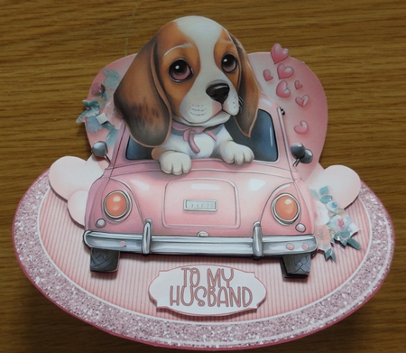 Puppy Love Rocker Card # 7 by Helen Gomm