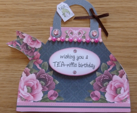 Tea-riffic Teapot Card by Helen Gomm