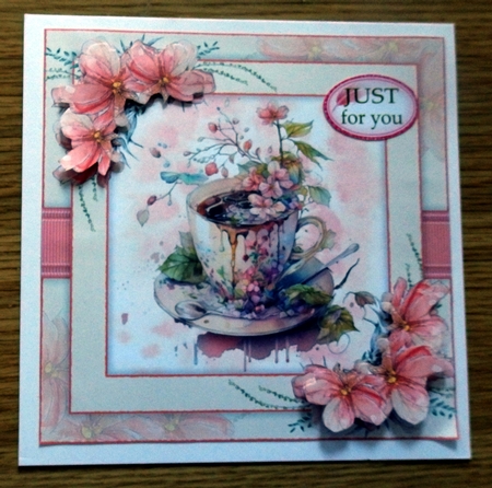 Cup Of Flowers Mini Kit#2 by Helen Gomm