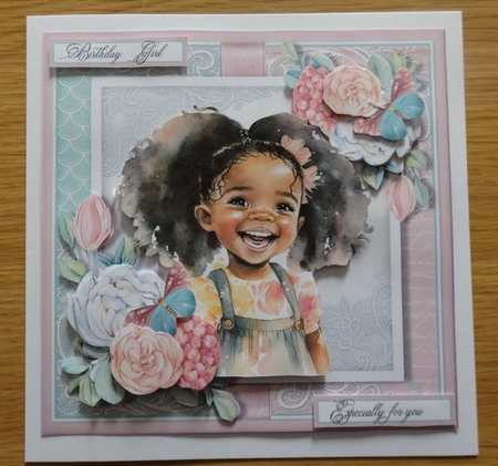 Cute Birthday Girl 4 by Helen Gomm