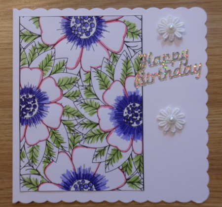 Floral 20 x A4 colouring pages kit 2 by Helen Gomm