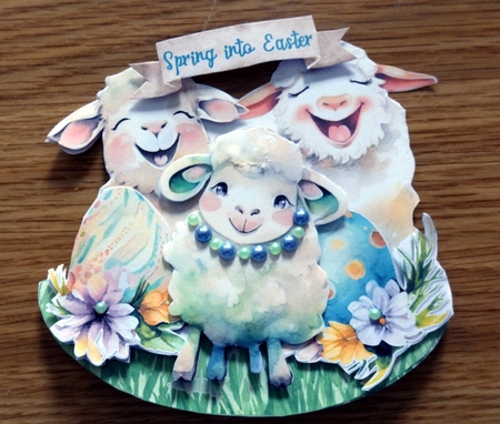 Happy Happy Easter 2 Rocker Card by Helen Gomm
