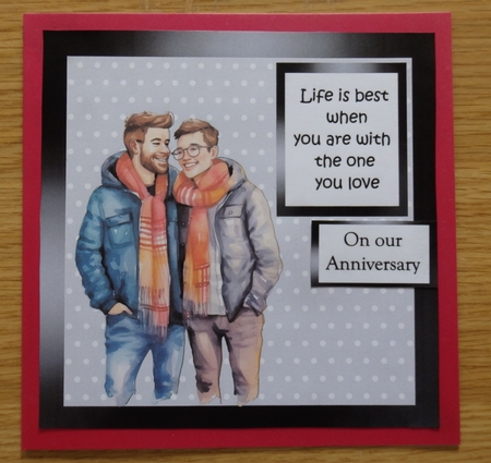 LGBTQ - MALE COUPLE 1 by Helen Gomm