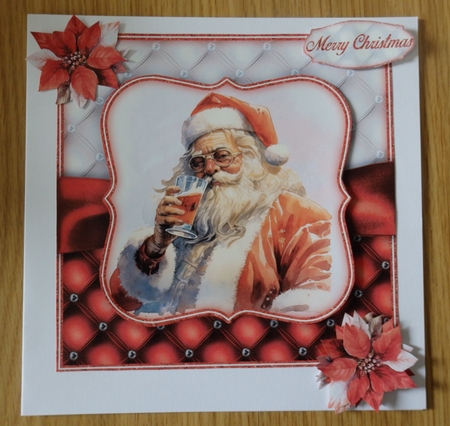 Cheers To Santa Mini Kit   7X7 by Helen Gomm