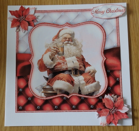 Cheers To Santa Mini Kit   7X7 by Helen Gomm