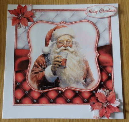 Cheers To Santa Mini Kit   7X7 by Helen Gomm